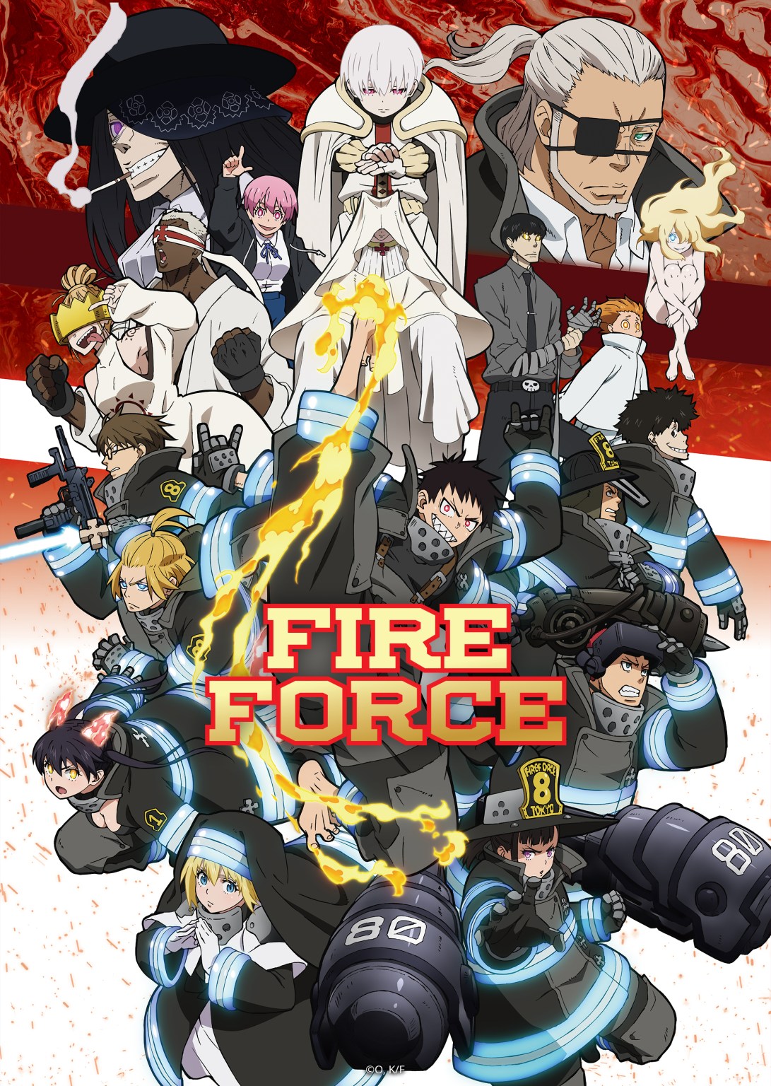 Download Fire Force Season 1 (2019) [Episode 01 Added] Dual Audio {Hindi-English} Anime Series WEB-DL 720p | 480p download