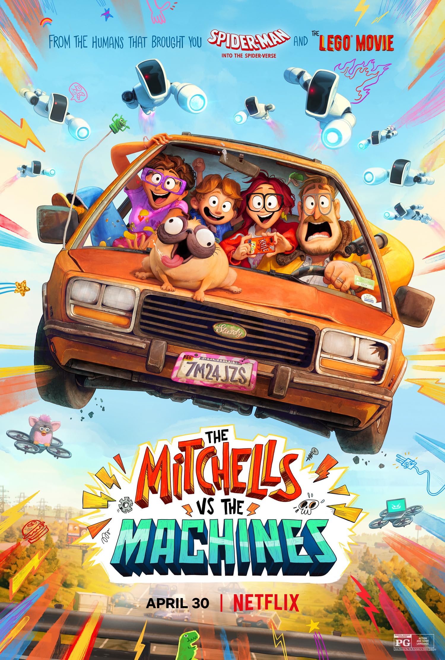 Download The Mitchells vs. the Machines (2021) Dual Audio {Hindi ORG+English} WEB DL ESubs 1080p | 720p| 480p [350MB] download
