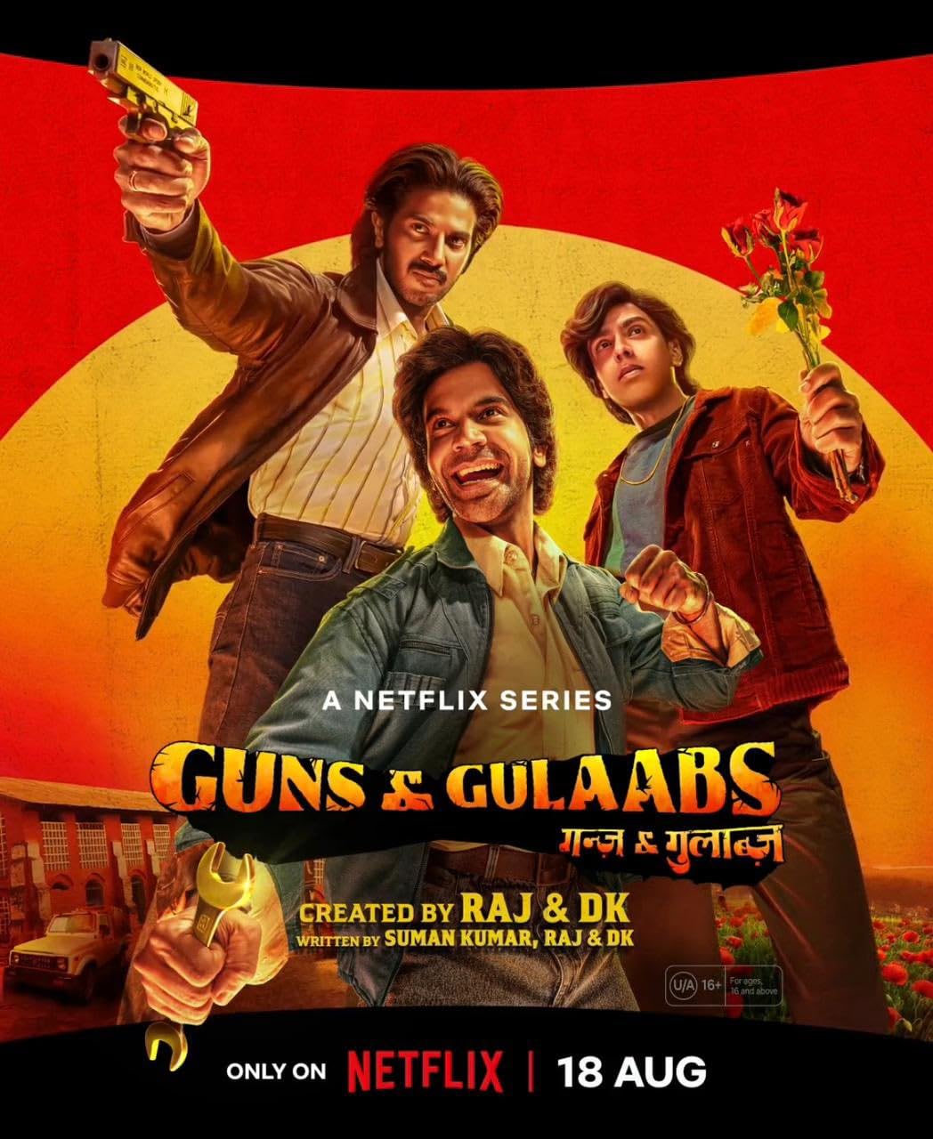 Download Guns & Gulaabs S01 (2023) Hindi Netflix Web Series HDRip 720p | 480p [750MB] download